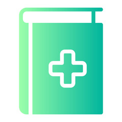 medicine book gradient icon