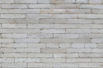 Close up of white brick wall