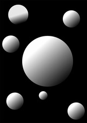 background image circle shape in black background