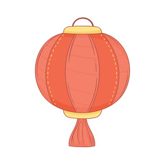 circular chinese lamp