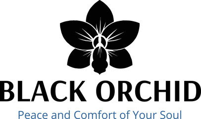 Logo black orchid