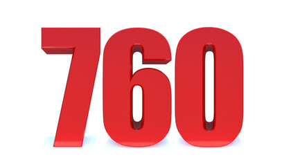 760 number