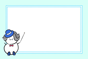 テスト前　予備校　家庭教師　先生と生徒　イラスト余白スペース　ここ重要　ポイント