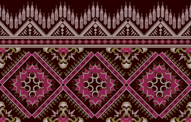 Seamless vintage pattern, floral background in Provence style
