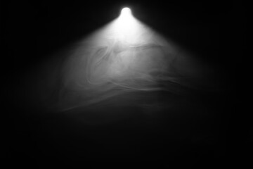 Black texture with backlight as background - obrazy, fototapety, plakaty