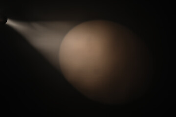 Black texture with backlight as background