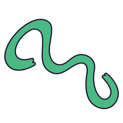 Curly ribbon decoration