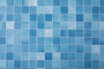 青いタイル背景素材　tile