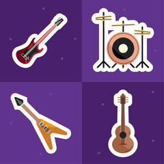 four instruments musical
