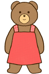 クマのお母さんのイラスト