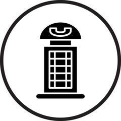 Phone Booth Icon Style