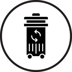 Trash Can Icon Style