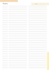 Creative and Simple My Notes Paper