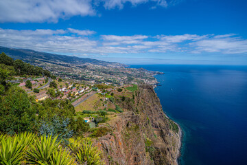 Fototapeta na wymiar Cabo Girao Lookout on the island of Madeira