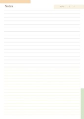 Minimalist Journal Notes Planner