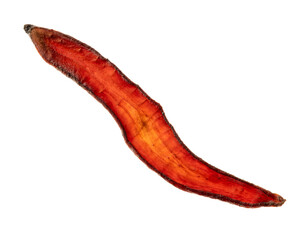 Fresh and Dried slices of carrot