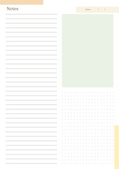 Minimalist Notes Paper Planner