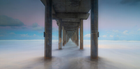 Dreamscape: Sunrise at Scripps Pier, La Jolla, California
