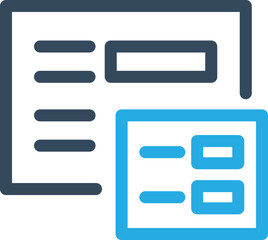 Duplicate File Vector Icon
