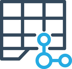 Networking Vector Icon

