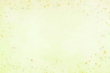 和紙風ぼかし紙吹雪の緑色の年賀状背景