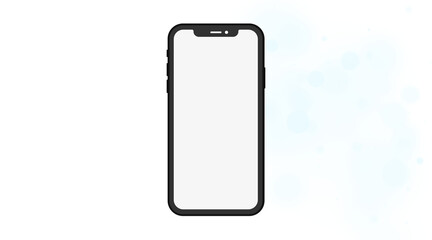 mobile phone isolated on white background