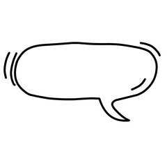 Doodle Comic Bubbles Dialog Blank Clouds