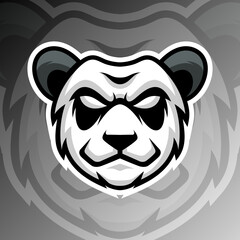vector graphics illustration of a panda in esport logo style. perfect for game team or product logo © YusufMC