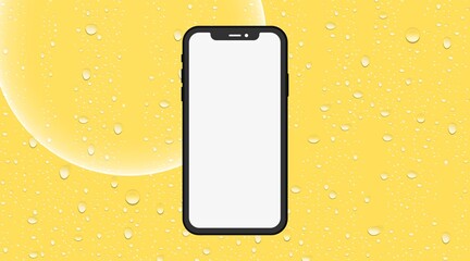 mobile phone with bubble