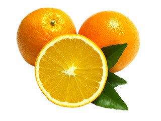 Orange fruit isolated