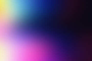 Abstract pastel holographic blurred grainy gradient background texture. Colorful digital grain soft noise effect pattern. Lo-fi multicolor vintage design. Retro analog photo film overlay screen effect - 553924950