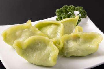 グリーンハーカオ　(海老蒸し餃子)