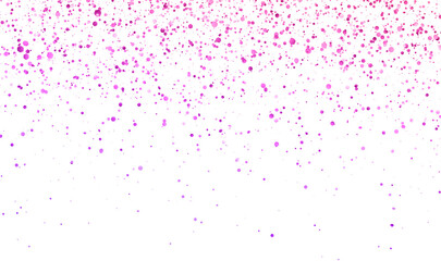 Pink violet glitter falling confetti