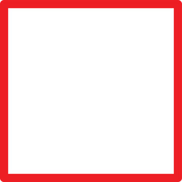 Square Box Vector Icon
