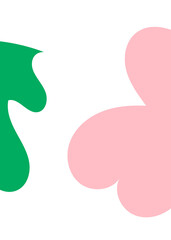 Abstracts Shape Decorative Backdrop