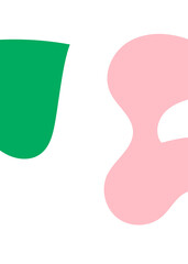 Abstracts Shape Decorative Backdrop