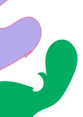 Abstracts Shape Decorative Backdrop