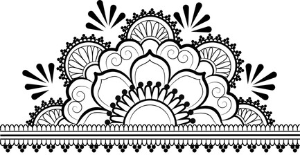 エスニック模様の装飾