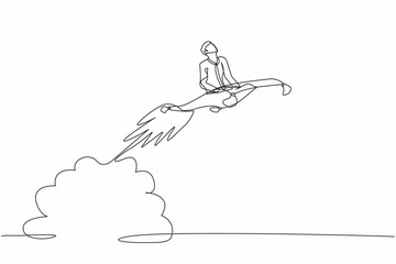 Single continuous line drawing