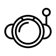 Astronaut Icon Line Style