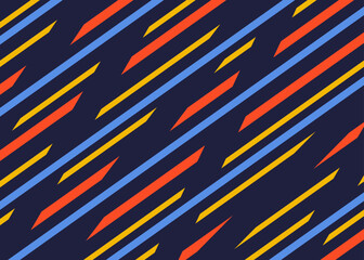 Minimalist background with abstract colorful diagonal stripes pattern