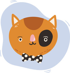 Cute Cat party Birthday Element