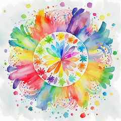 Bunte Fr&uuml;hlingsbl&uuml;te, made by Ai, Ai-Art