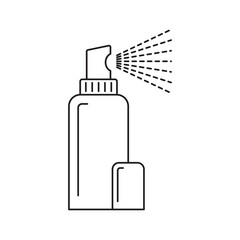 Spray deodorant icon design. deodorant icon. isolated on white background. vector illustration