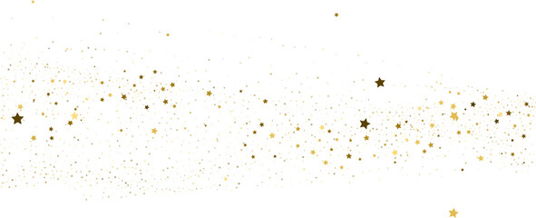 Silver gold stars confetti.