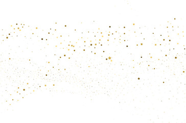 Silver gold stars confetti.