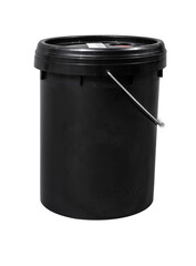 black oil barrel illustration on white background