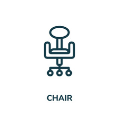 office chair icon vector. chair icon vector symbol illustration. modern simple vector icon for your design. table icon vector 