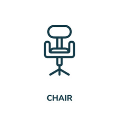office chair icon vector. chair icon vector symbol illustration. modern simple vector icon for your design. table icon vector	