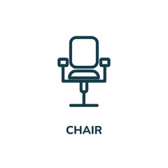office chair icon vector. chair icon vector symbol illustration. modern simple vector icon for your design. table icon vector	
